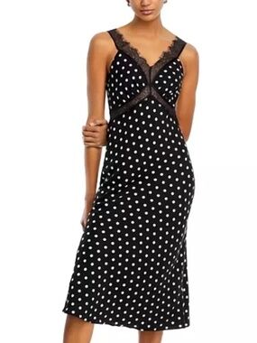 Lucy Paris-COLETTE SLIP DRESS SIZE Polka Dot- S